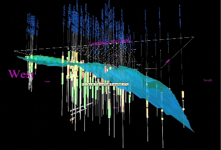 Core Navigator display of Ship Shoal cores