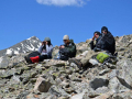 Summer fieldwork has begun, so we have new photos to share. Team Pika, June 2015: Diamond Nwaeze, Christian Prince, Jesse Marcus, and Max Plichta. The team was on Niwot Ridge at the start of the field season. Photo by Chris Ray.