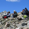 Summer fieldwork has begun, so we have new photos to share. Team Pika, June 2015: Diamond Nwaeze, Christian Prince, Jesse Marcus, and Max Plichta. The team was on Niwot Ridge at the start of the field season. Photo by Chris Ray.