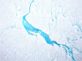 Greenland meltwater lakes, by Tyler Jones, 2012.