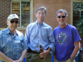 Mark, Jim White, and Bill Bowman at the fall picnic during INSTAAR
