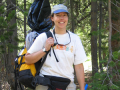 Tania Schoennagel totes all the gear to study wildfire in the Rockies http://connections.cu.edu/news/five-questions-for-tania-schoennagel/ #GirlsWithToys