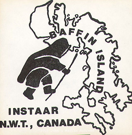 Logo of the Baffin Island study team at INSTAAR in the 1970s and 1980s