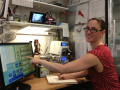 V. Morris runs system she helped develop to pull super-hi-res climate records out of ice cores, yeah! http://instaar.colorado.edu/research/projects/wais-divide-ice-coring/ #GirlsWithToys